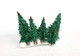 BUSCH - LOT De 4 ARBRE, SAPIN - DECOR PAYSAGE HO, H:6 & 8cm MINIATURE TRAIN NEUF - MODELISME FERROVIAIRE  (1712.73) - Décors