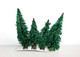 BUSCH - LOT De 4 ARBRE, SAPIN - DECOR PAYSAGE HO, H:6 & 8cm MINIATURE TRAIN NEUF - MODELISME FERROVIAIRE  (1712.73) - Décors