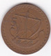 Chypre 5 Mils 1963 , En Bronze , KM# 39 - Cyprus