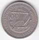 Chypre 100 Mils 1955 Elizabeth II , En Cupro Nickel , KM# 37 - Cyprus