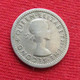 Rhodesia & Nyasaland 3 Three Pence 1955 Rodesia Rhodesie #2 Wºº - Rhodesië