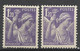 France Petites Variétés N° 651 Violet   Et Lilas  Neufs  * *  B/ TB  Voir Scans Soldes ! ! ! - Ungebraucht