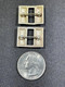 WWI US Army Military Captain Collar Insignia             Bars Full Size - 1914-18