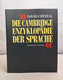 Die Cambridge-Enzyklopädie Der Sprache. - Lexika