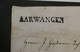 BL3 SUISSE LETTRE  DEVANT   AARWANGEN A  ...?  +  +AFFRANCH. INTERESSANT++ - ...-1845 Prephilately