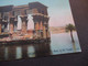 AK 1909 Ägypten Island Of Philae Kiosk Of The Temple Stempel Aswan Und Alexandria / Ile De Philae - Aswan