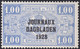 BELGIQUE, 1928, Journaux ( COB JO8 *) - Dagbladzegels [JO]