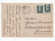 19076 " TORINO-PALAZZO CARIGNANO " -VERA FOTO-CART. POST. SPED.1937 - Palazzo Carignano