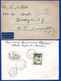 1304. POLAND 1946-1947 4 INTERESTING COVERS TO U.S.A. LOT,4 SCANS - Covers & Documents