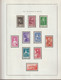 1938/1941 - MONACO - COLLECTION COMPLETE YVERT N°167/233 ! 5 FEUILLES MOC ! * MLH (2 TIMBRES OB) - COTE = 755 EUR ! - Verzamelingen & Reeksen