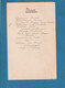 GENEALOGIE Menu FIANCAILLES Manuscrit Dessin Original Jeune Femme Danseuse Cabaret 1932 Suzanne Gregoire Louis Goudin - Menus