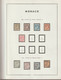 1885/1937 - MONACO - COLLECTION IMPORTANTE ! 12 FEUILLES MOC ! * / OBLITERES - MLH / Used - COTE > 2300 EUR ! - Collezioni & Lotti