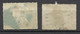 USA   Fiscaux Propietary  1898  Transat St Paul 3/8 Bleu Et Brun Rouge  Oblitérés  B /TB Voir Scans   Soldé ! ! ! - Revenues