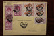 1947 Tuléar Fianarantsoa Madagascar France Cover Mail Bloc De 4 X 30c - Lettres & Documents
