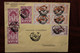 1947 Tuléar Fianarantsoa Madagascar France Cover Mail Bloc De 4 X 30c - Storia Postale