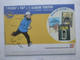 1999 TINTIN PANNEAU PUBLICITAIRE Plastique TOTAL Publicité Sur Point De Vente CAPITAINE HADDOCK Hergé Moulinsart 2000 - Affiches & Posters