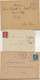 LOT DE 7 LETTRES OBLITERATIONS ET AFFRANCHISSEMENTS DIVERS DE VENDEE -ANNEE 1907 A 1951 - Manual Postmarks