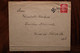 1938 Postamt Inssa Sudetes Sudetenland Dt Reich Allemagne Cover WK2 Sudetengau Sudety - Région Des Sudètes