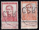 Pellens 111 En 116 / Perfo : C.P.R / Met 2-talige Telegraafstempel Anvers - Antwerpen - 1863-09