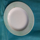 Delcampe - 4 Assiettes Vintage Vert Clair - Plates