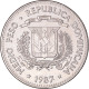 Monnaie, République Dominicaine, 1/2 Peso, 1987 - Dominicaanse Republiek