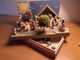 PETIT DIORAMA EN FEVES SANTONS ET PERSONNAGES DE CRECHE - Santini