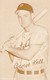 3357 - Baseball Player George Kell (1922-2009) – Played For Athletics, Tigers, Red Sox, Etc. – Blank Back - 2 Scans - Non Classés