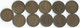 MT152 - DUITSLAND - GERMANY - 11 X 10 PFENNIG - - Other & Unclassified