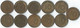 MT152 - DUITSLAND - GERMANY - 11 X 10 PFENNIG - - Other & Unclassified