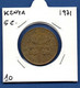 KENYA - 5 Cents 1971 -  See Photos -  Km 10 - Kenya