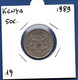 KENYA - 50 Cents 1989 -  See Photos -  Km 19 - Kenya