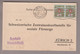 CH Portofreiheit 1922-01-10 Bern1 Portofreiheit-Postkarte Mit 2x5Rp. Zu#4A Kl#116 "Anstalt Steinhölzli" - Franchigia
