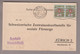 CH Portofreiheit 1922-01-10 Bern1 Portofreiheit-Postkarte Mit 2x5Rp. Zu#4A Kl#116 "Anstalt Steinhölzli" - Vrijstelling Van Portkosten