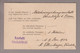CH Portofreiheit 1922-01-10 Bern1 Portofreiheit-Postkarte Mit 2x5Rp. Zu#4A Kl#116 "Anstalt Steinhölzli" - Franchise