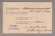 CH Portofreiheit 1922-01-10 Bern1 Portofreiheit-Postkarte Mit 2x5Rp. Zu#4A Kl#116 "Anstalt Steinhölzli" - Portofreiheit