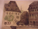 Delcampe - Alsace Strasbourg Henri-Georges TROUSSARD   (Tours 1896-1953) Dessin 1929 AVEC ENVOI 35/26CM - Sonstige & Ohne Zuordnung