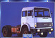 C2/ FICHE CARTONNE CAMION TRACTEUR CABINE FRANCE TRAPPES 1978 UNIC- FIAT 190 U 3 - LKW