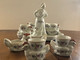 Delcampe - Service Ancien De Coquetiers Avec Plateau, Porcelaine De Paris - Egg Cups