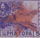 ITALIA OCC. MONTENEGRO - IVANGRAD PARTIZANS  - Firmato Chiavarello -  DOUBLE OVERPRINT Variety - Linguellato - MH* - Montenegro