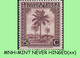 1942 ** BELGIAN CONGO / CONGO BELGE = COB 252 MNH RED LILAC PALM TREE : BLOC OF -4- STAMPS WITH ORIGINAL GUM - Blocks & Sheetlets