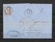 1854-1862 HELVETIA / STRUBEL (Ungezähnt) → Vorort-Faltbrief Schw.Kreditanstalt Zürich   ►SBK-22B4 Super Schnitt◄ - Lettres & Documents