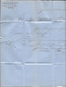 1854-1862 HELVETIA / STRUBEL (Ungezähnt) → Vorort-Faltbrief Schw.Kreditanstalt Zürich   ►SBK-22B4 Super Schnitt◄ - Storia Postale