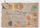 Enveloppe Postée à MAKO Hongrie 1942 Avec Tampons Et 2 Bandes De Censure Allemande Et Italienne Posta Estera En L'état - Poststempel (Marcophilie)