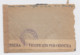 Enveloppe Postée à MAKO Hongrie 1942 Avec Tampons Et 2 Bandes De Censure Allemande Et Italienne Posta Estera En L'état - Marcophilie