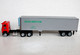 CAMION POIDS LOURD 1/87 TRANSPORT BURLINGTON TRUCK LINE TRACTEUR + SEMI REMORQUE - AUTOMOBILE MINIATURE (1712.22) - Scale 1:87