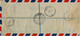 1954 , MALASIA , SOBRE CERTIFICADO MALACCA - NACHANDUPATTI , VIA SINGAPORE , LLEGADA AL DORSO , CORREO AÉREO - Malacca