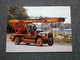 CARTE POSTALE SAPEURS POMPIERS MUSEE LYON ECHELLE MECANIQUE  Série 6/13 - Sapeurs-Pompiers