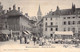 CPA COMMERCE - 5266 - Thonon Les Bains - Place De La Halle - Hôtel De L'Union - Charnaux Frères Et Co Genève - Marktplaatsen