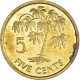 Monnaie, Seychelles, 5 Cents, 1995 - Seychellen