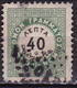 GREECE 1875 Postage Due Vienna Issue I Small Capitals 40 L. Green / Black Perforation 10½  Vl. D 6 A - Usados